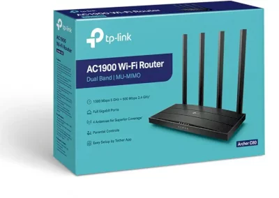 TP-Link Archer C80 brezžični usmerjevalnik, AC1900