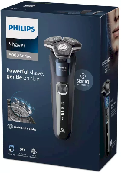 Električni brivnik za mokro in suho britje Philips S5885/35